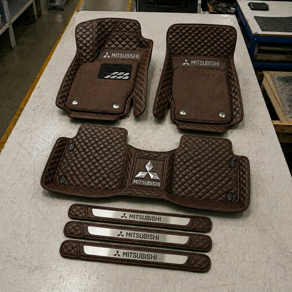 Set di Tappetini Auto Premium in Pelle Ecologica — Protezione Elegante per la Tua Auto